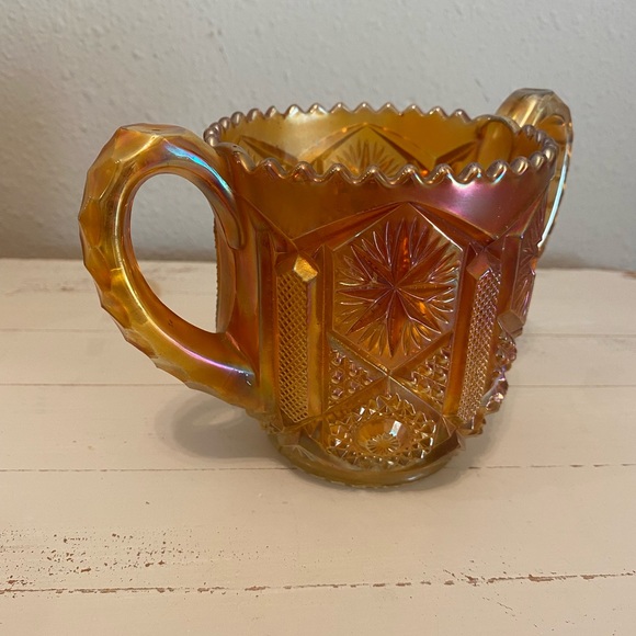 Imperial Glass Carnival Marigold Star and File Open Spooner
Used - Picture 3 of 10